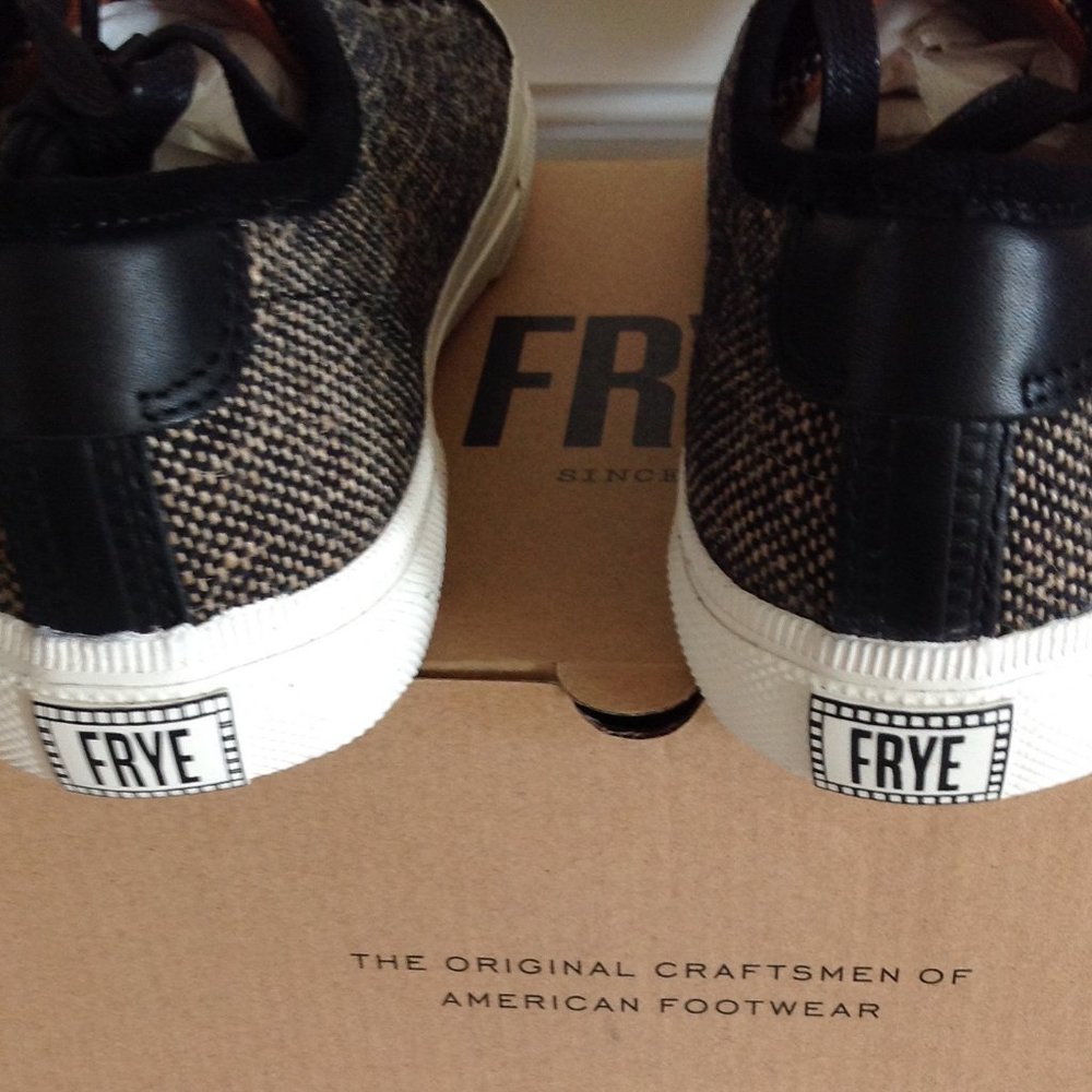 Frye Gia Canvas Low Lace Sneakers - Picture 9 of 12
